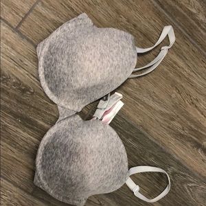 grey Pink bra